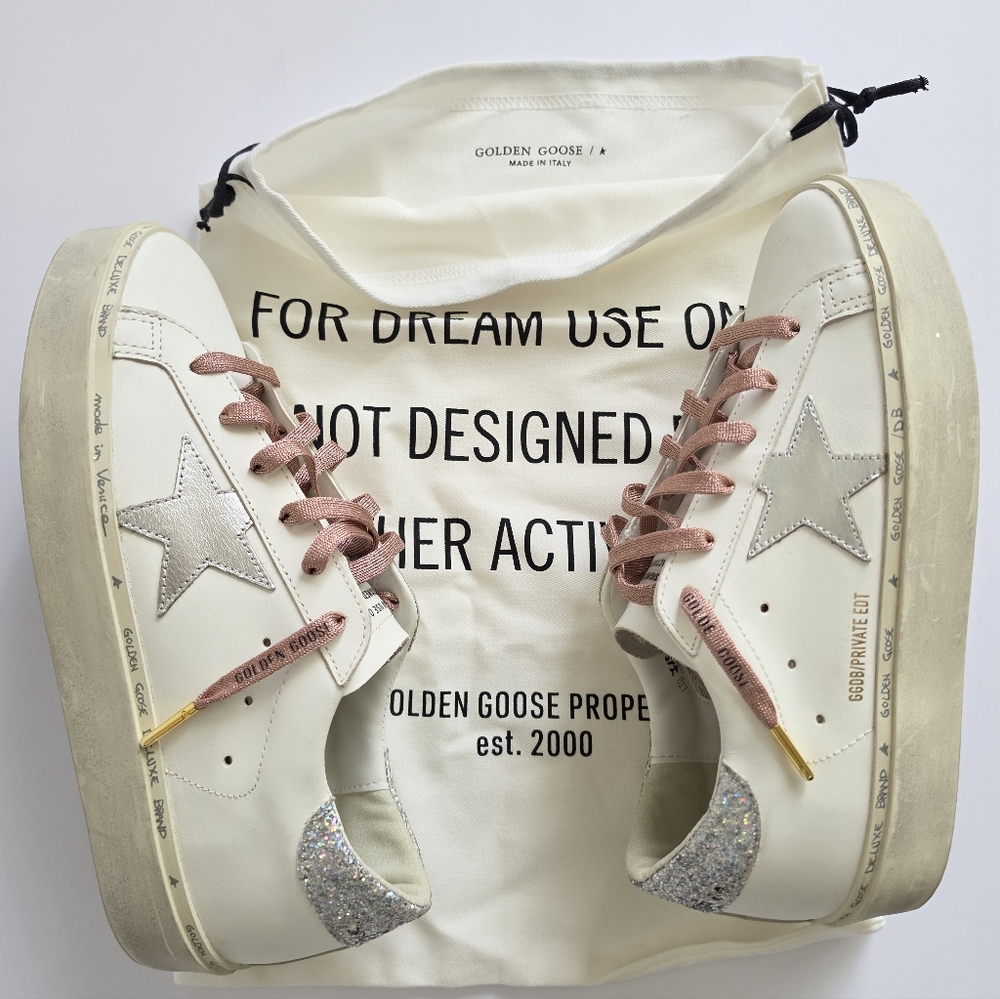 Womens Golden Goose Hi Star Shoes Size 40